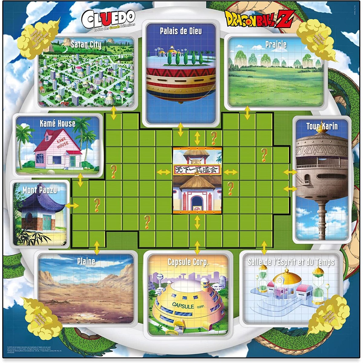 Cluedo dragon ball z couleur unique, WINNING MOVES