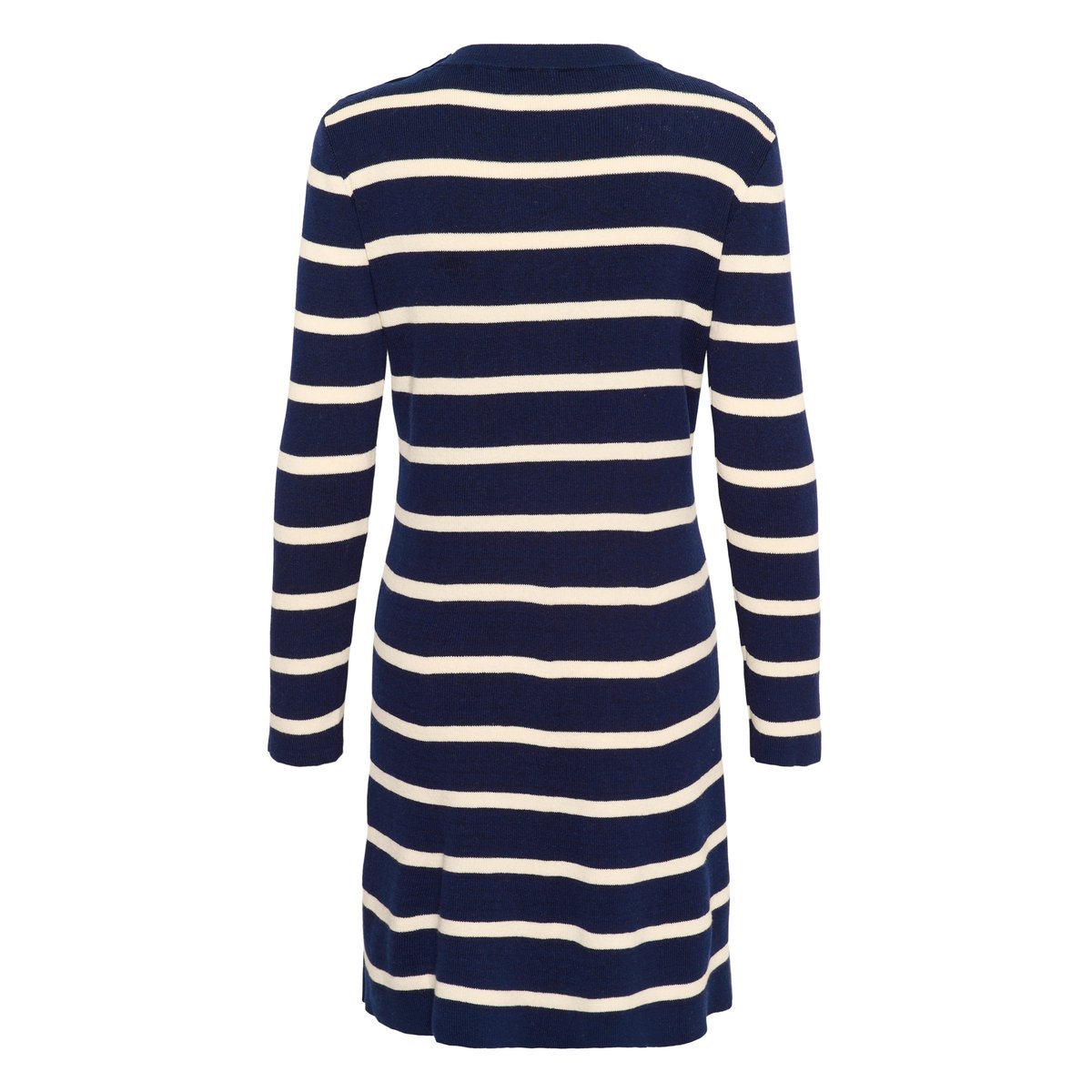 Robe bleu navy w turtledove stripe, SOAKED IN LUXURY