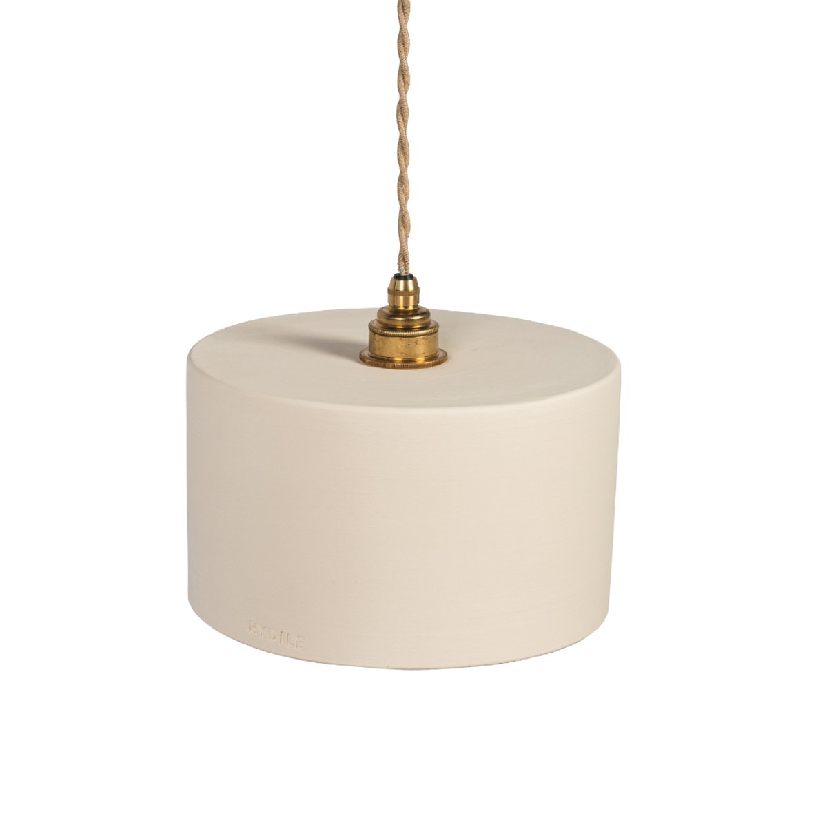 Suspension en terre cuite ODILE blanc, HYDILE