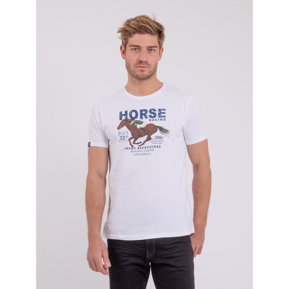 T-shirt Col Rond Pur Coton Neder blanc, RITCHIE