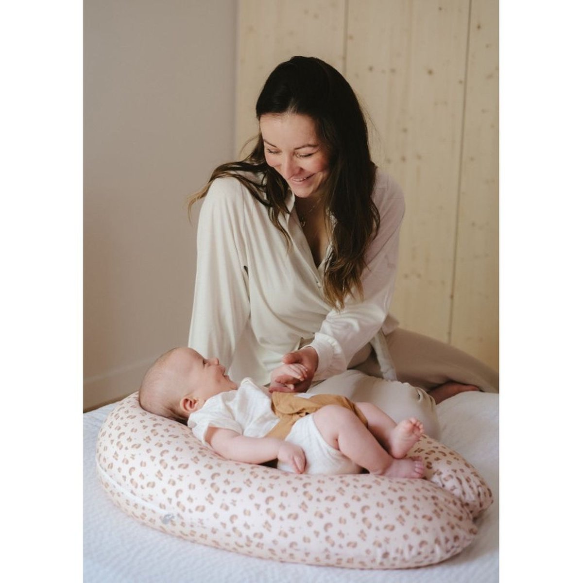 Coussin d'allaitement Multirelax+ Jersey léopard, CANDIDE