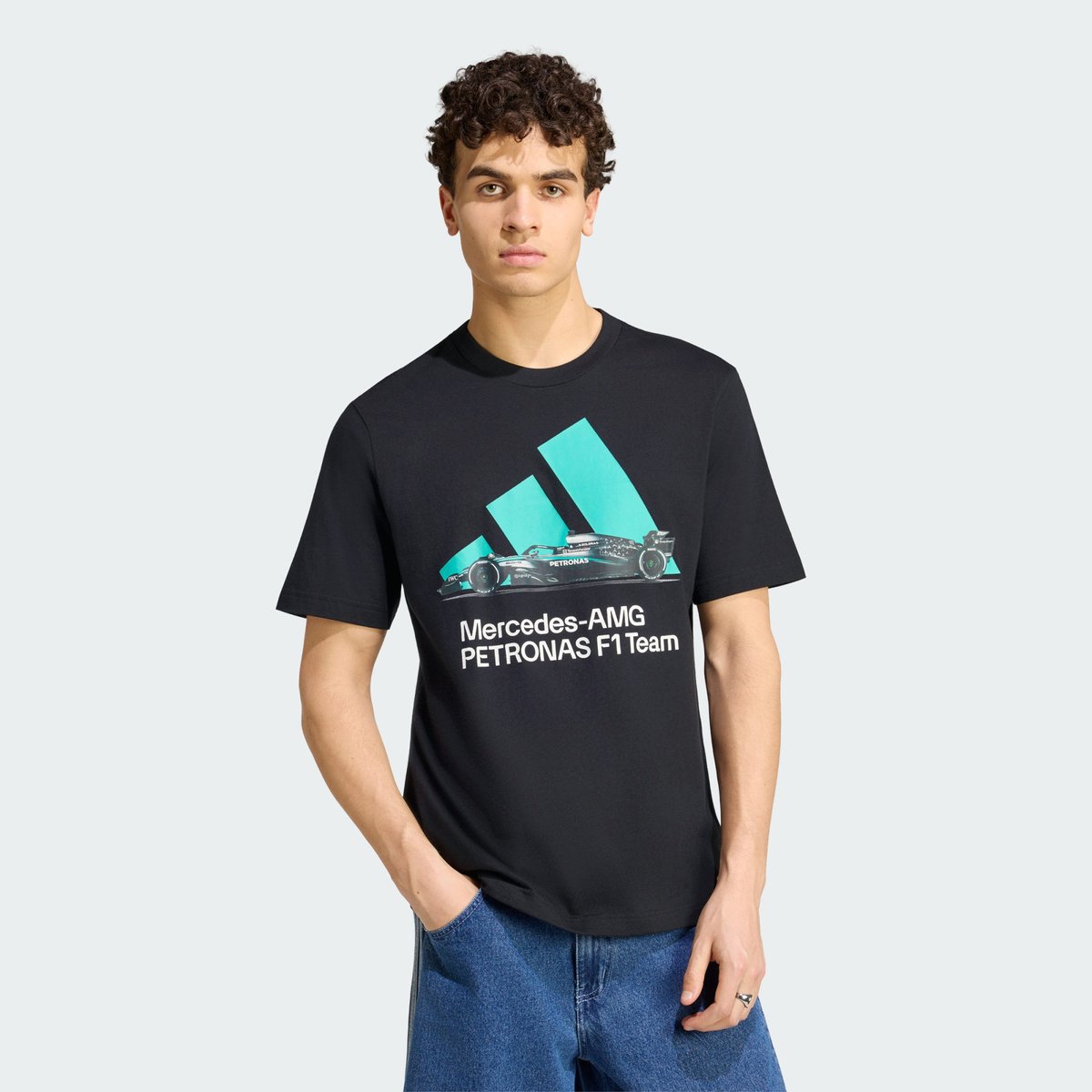 T-Shirt Graphique Mercedes - Amg Petronas Formula 1 Team T-Shirt Graphique Mercedes - Amg Petronas Formula 1 Team black / semi mint rush, adidas Performance
