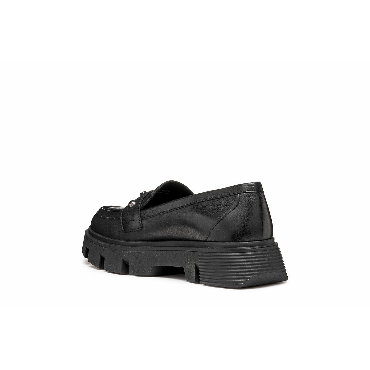 Vilde Breathable Leather Loafers black, GEOX