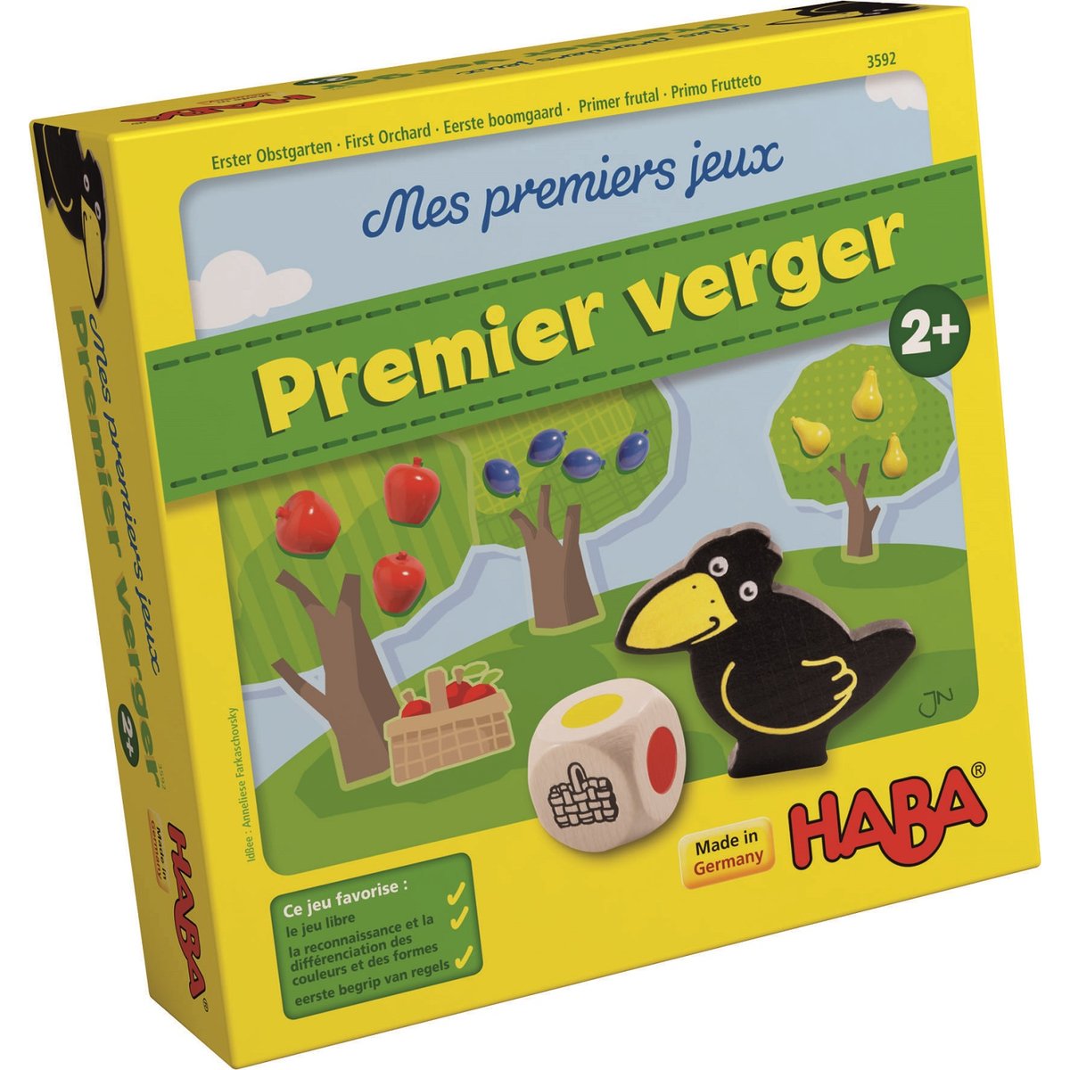 Mes premiers jeux - Premier verger couleur unique, HABA
