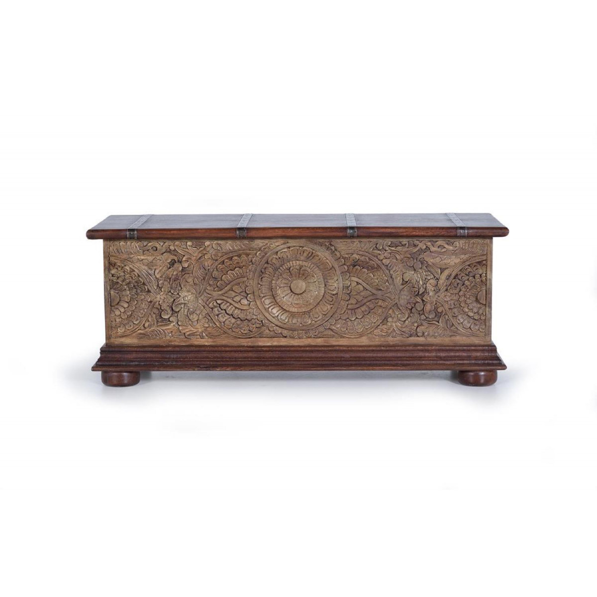Coffre marron, DECORATION D’AUTREFOIS