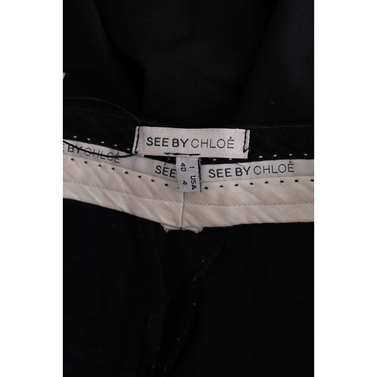 Pantalon Carot - Bon État noir, SEE BY CHLOE