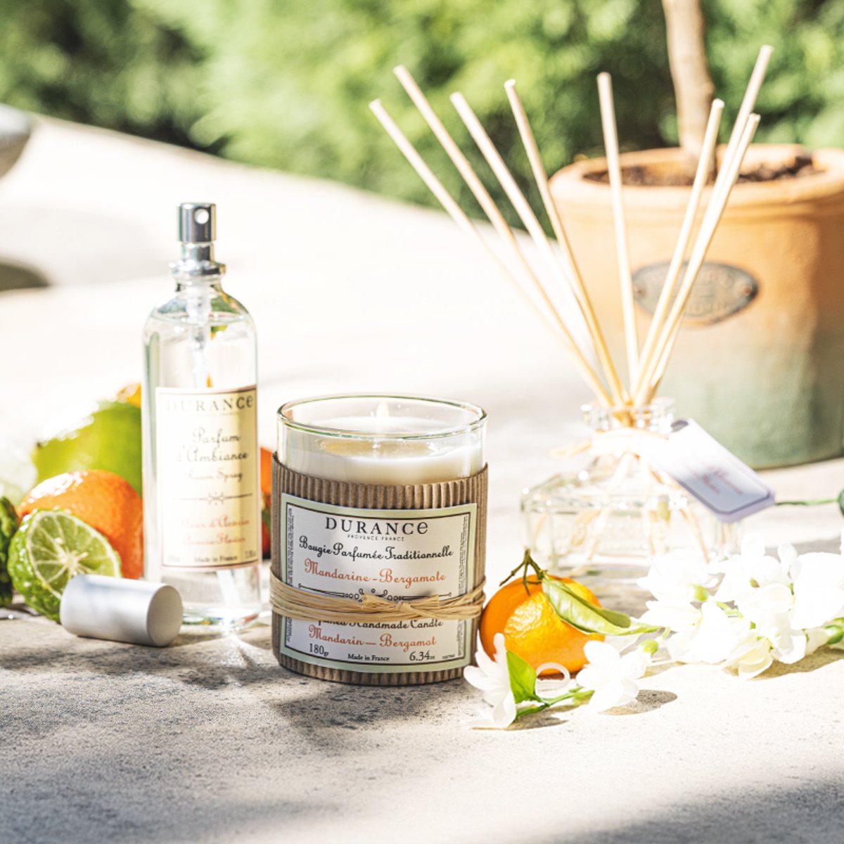 Parfum d'ambiance MANDARINE BERGAMOTE couleur unique, DURANCE