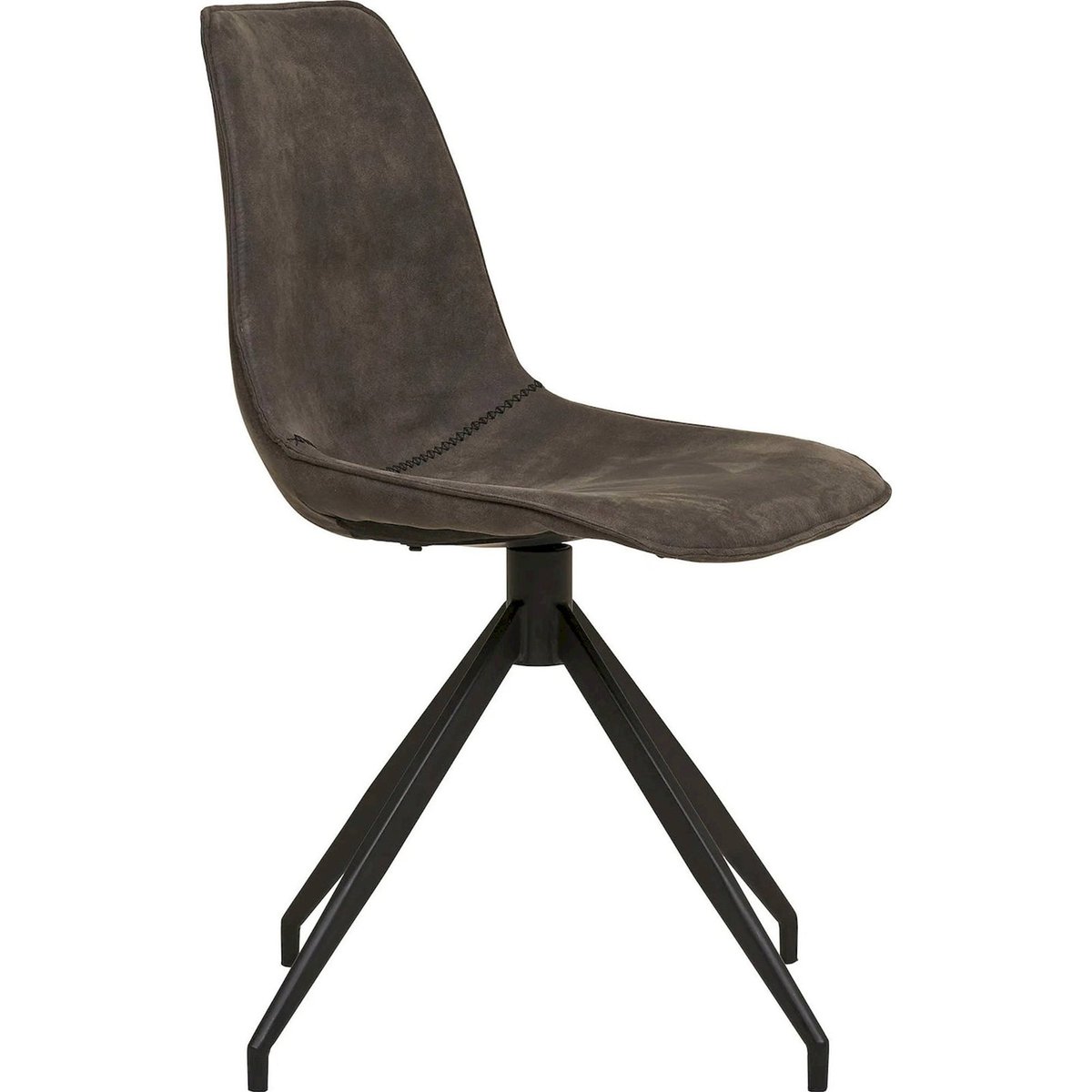 Chaise pivotante collection SCENTLE gris foncé et noir, RECOLLECTION