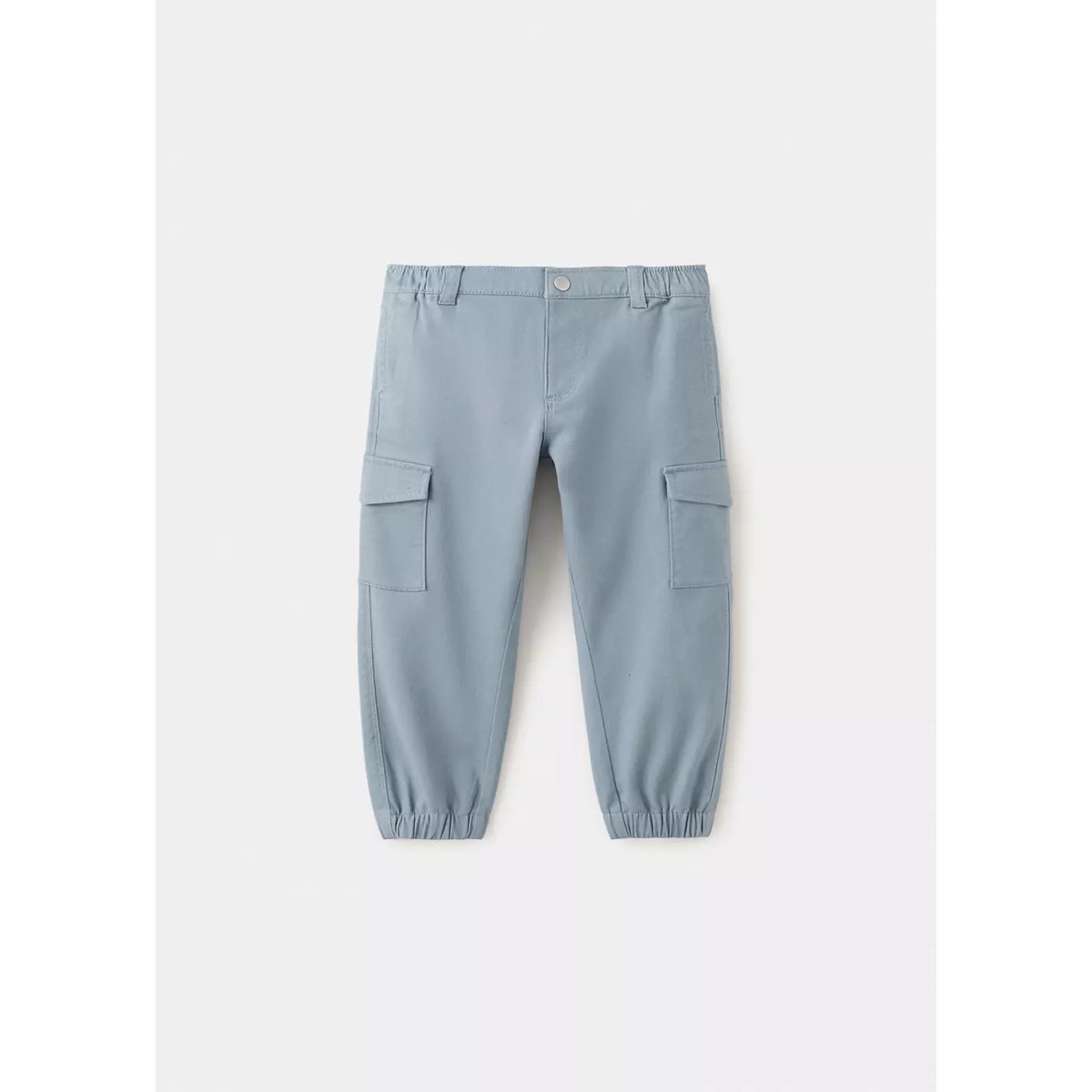Pantalon jogger cargo bleu, MANGO BABY
