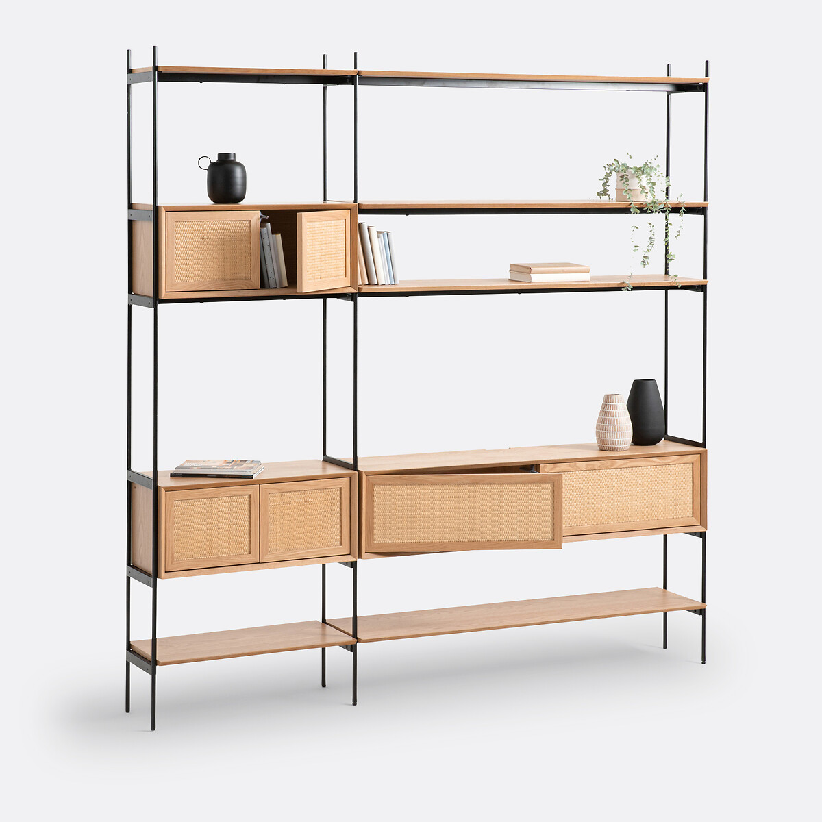 Tablette plaqué chêne 140 cm, étagère Gipey coloris chêne, LA REDOUTE INTERIEURS