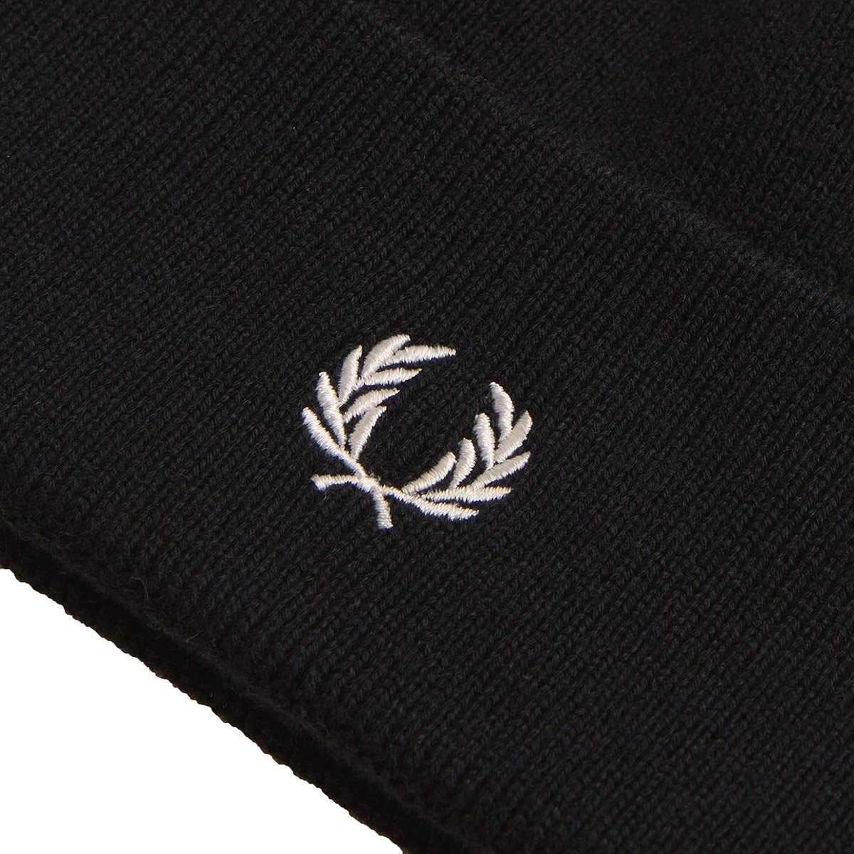 Bonnet Classic Beanie black snow white, FRED PERRY