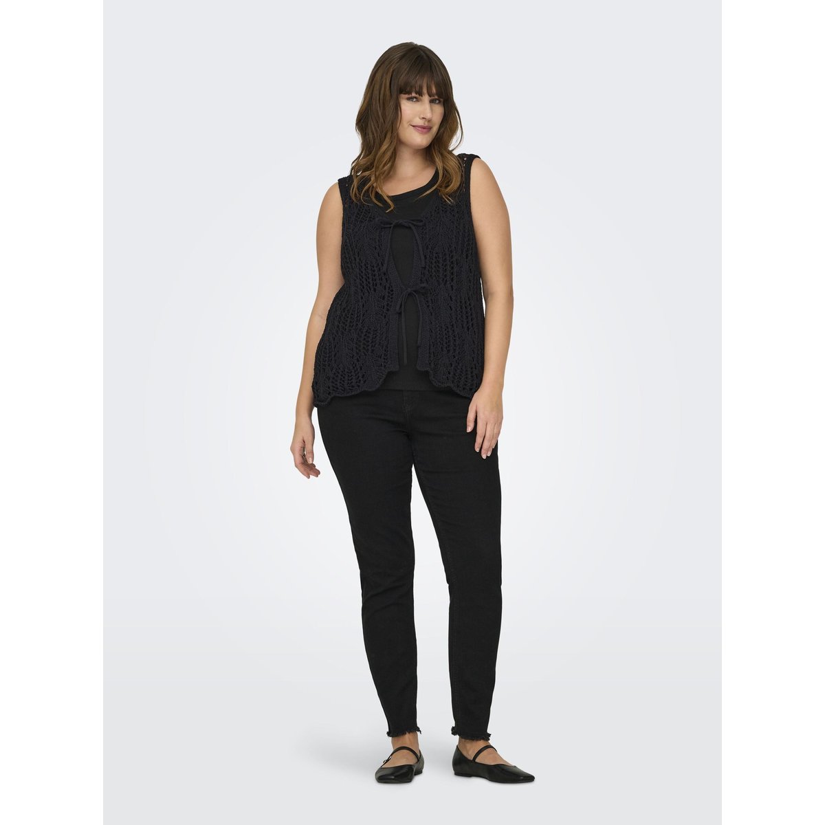 Gilet noire - black, ONLY CARMAKOMA
