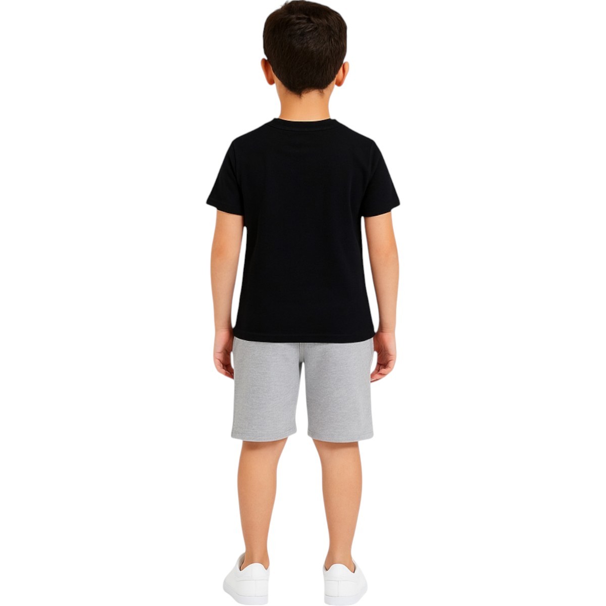 Lot de 2 t-shirts manches courtes et short PLAYGROUND gris clair, ELLESSE