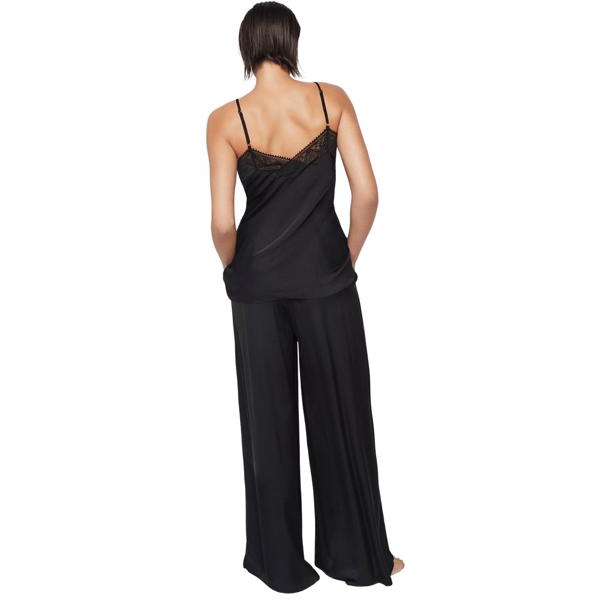 Pyjama pantalon caraco AURUM noir, SELMARK