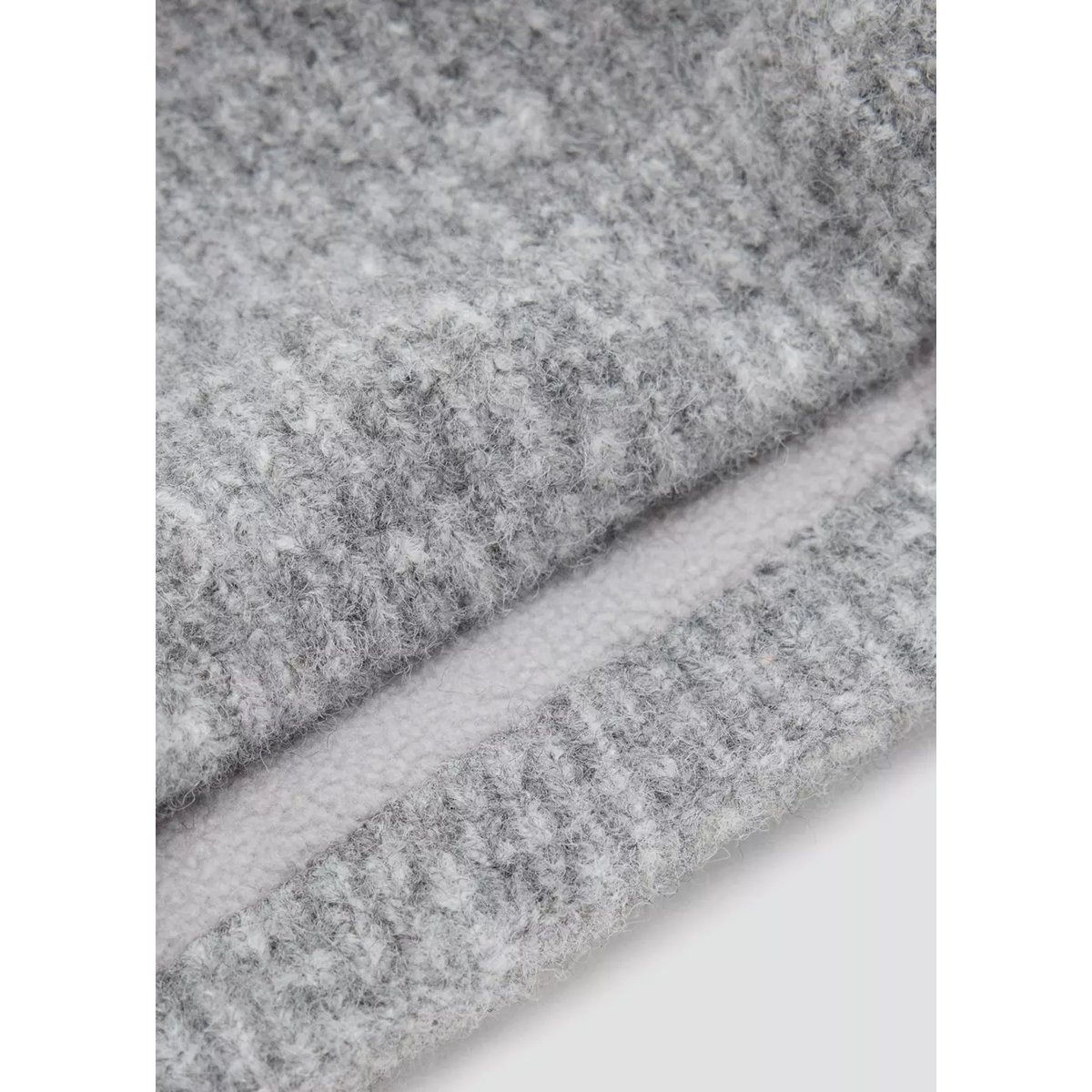 Écharpe en maille gris, MANGO KIDS