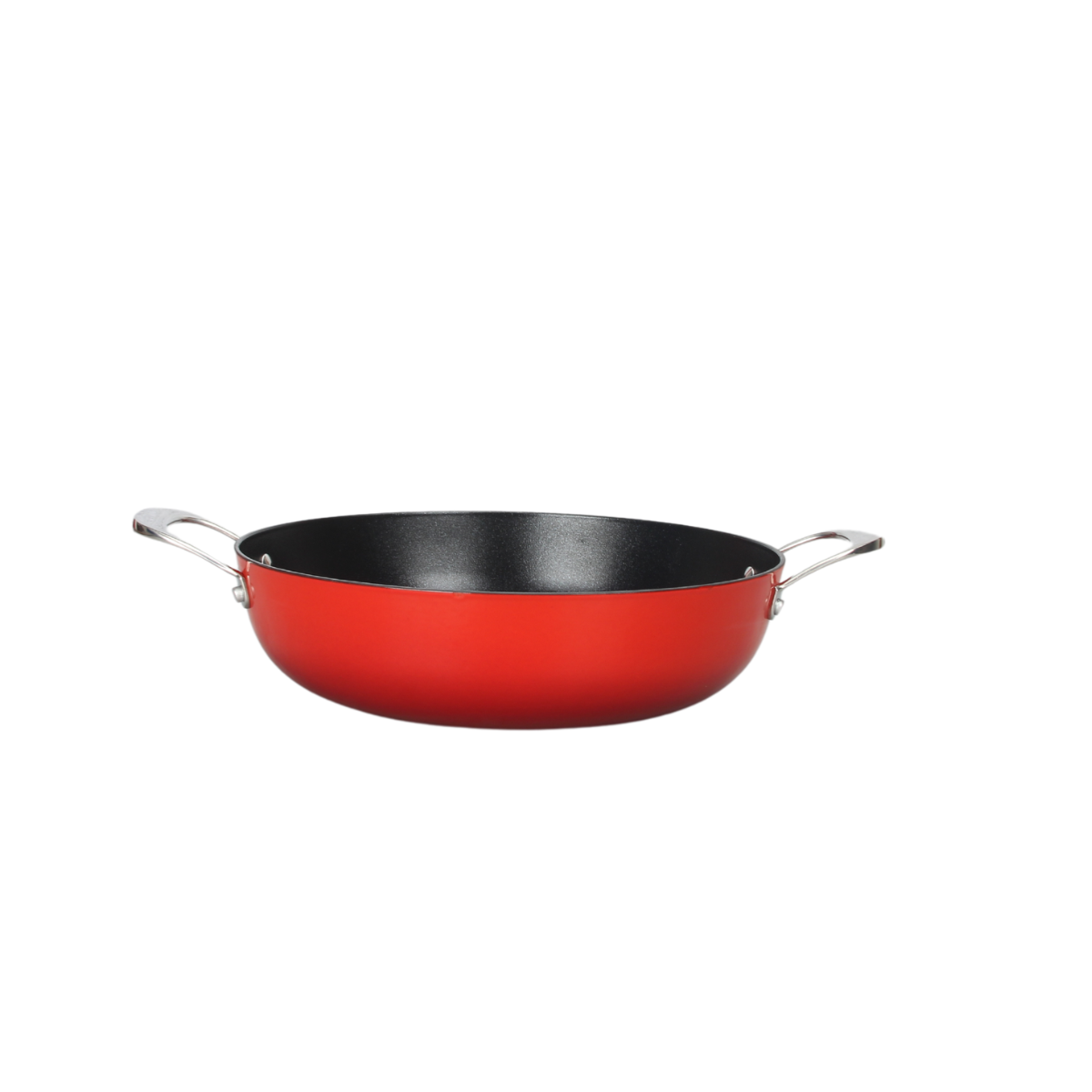 Sautoir 28cm - "Red AirIron" couleur unique, LAGUIOLE CUISSON