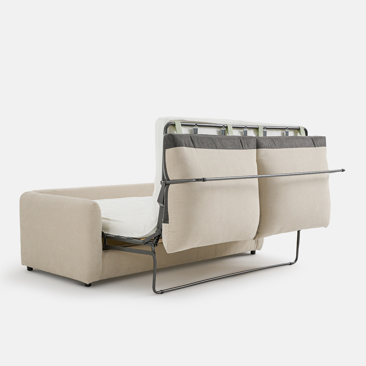 Canapé convertible, 2, 3 ou 4 places, en polyester chiné, YDE beige, LA REDOUTE INTERIEURS