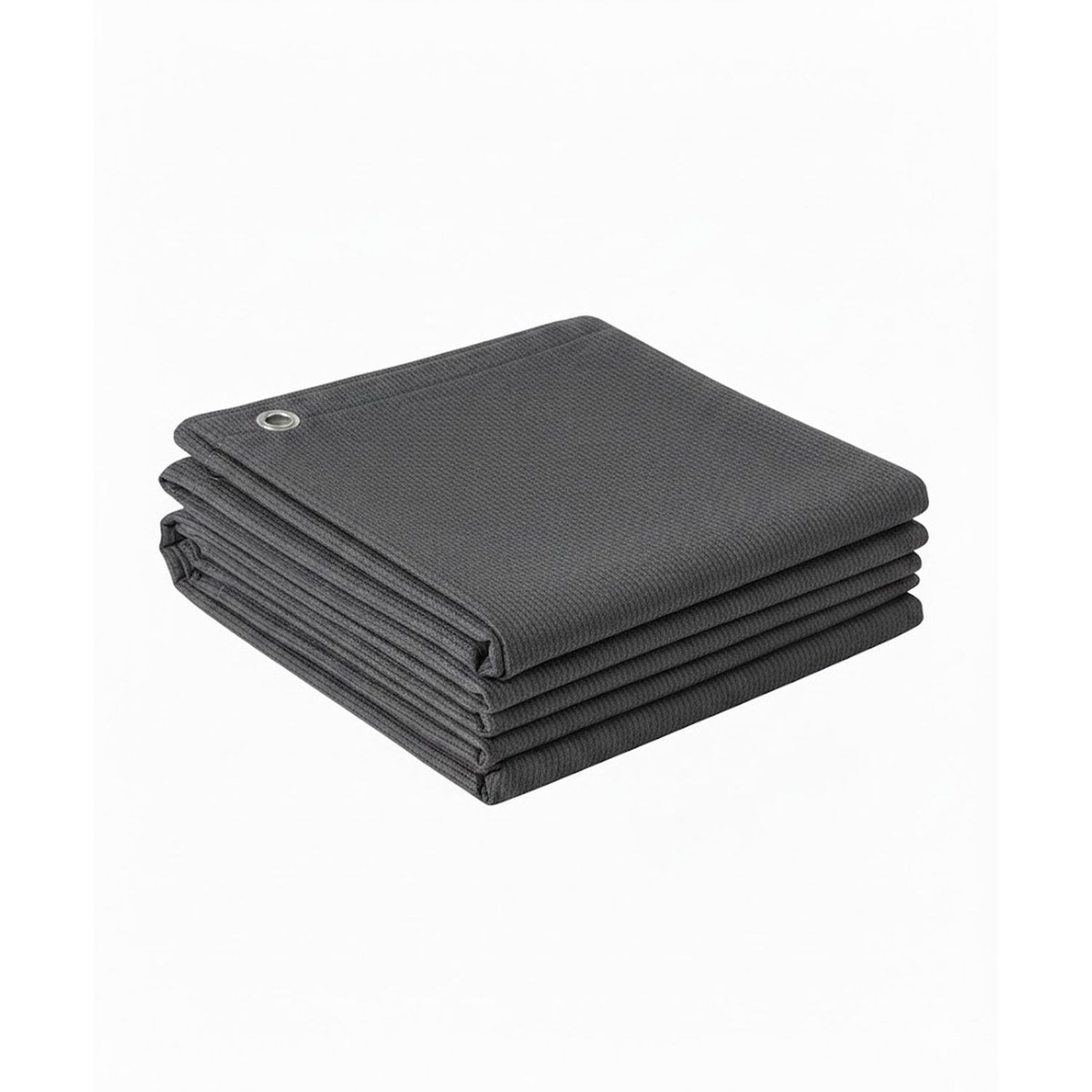 Lot de 5 brise-vues occultants en HDPE gris, TOILINUX