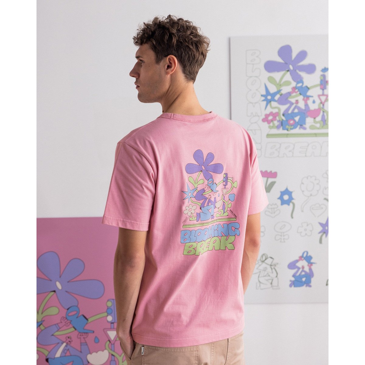 T-shirt LUGNY rose, FAGUO