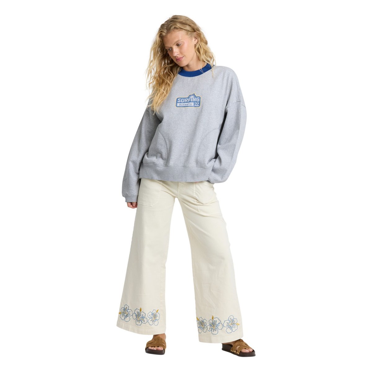 Sweat à capuche SUNSETS gris heather grey, BILLABONG