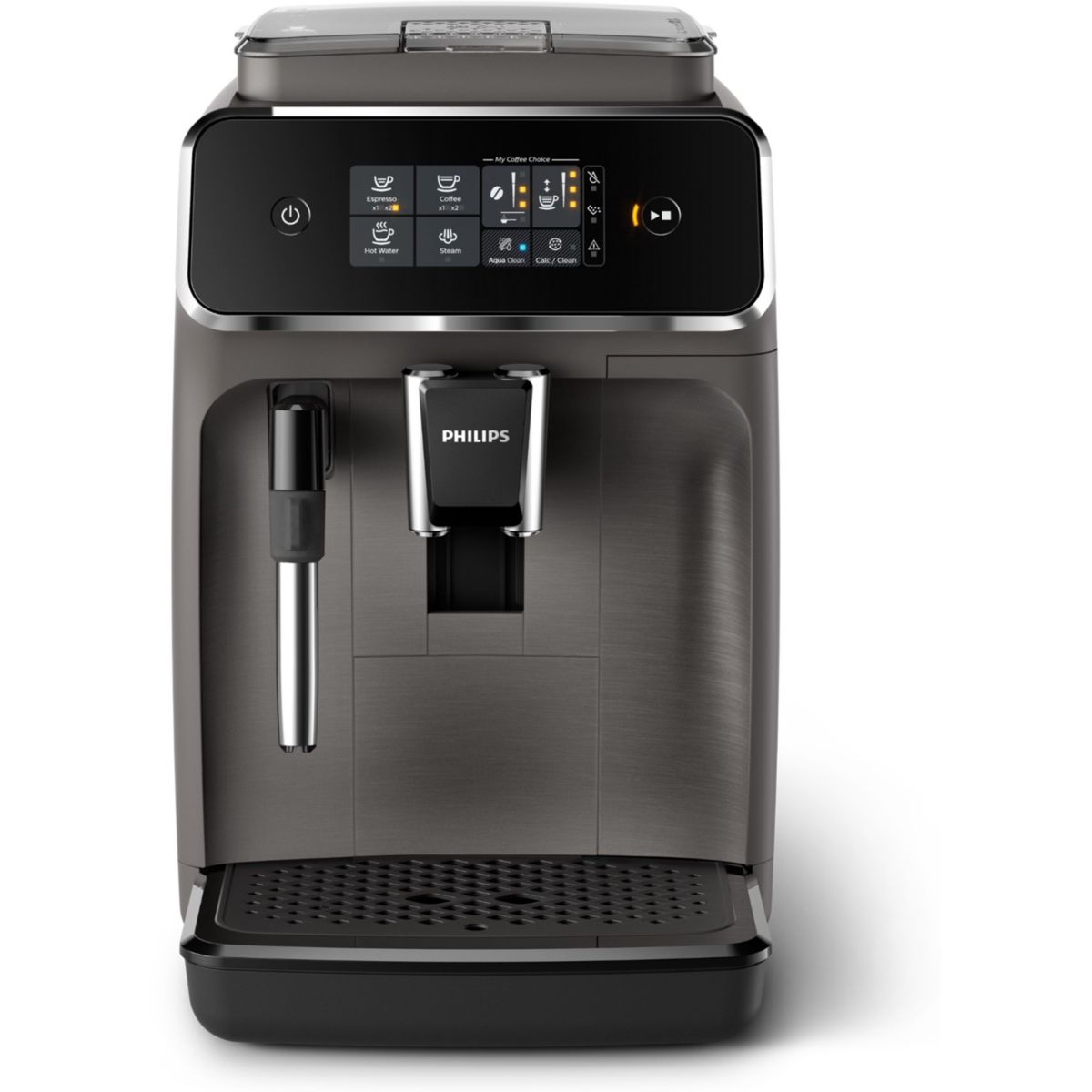 Expresso Broyeur EP2224/10 Gris Cachemire série 2200 noir, PHILIPS