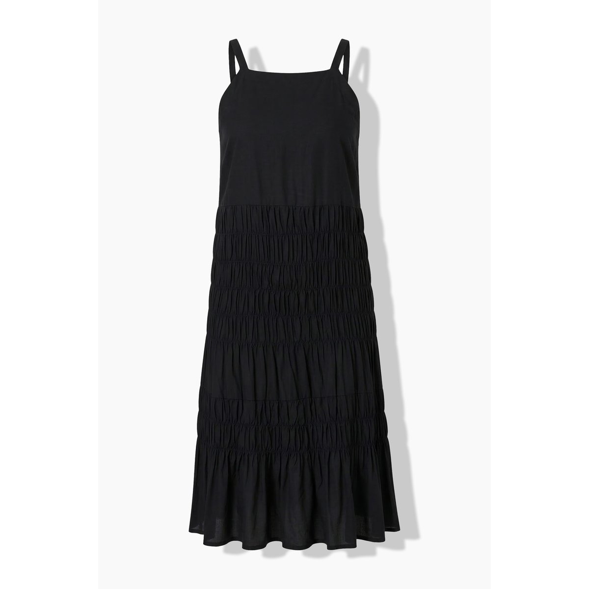 Robe midi évasée sans manches noir, STUDIO UNTOLD