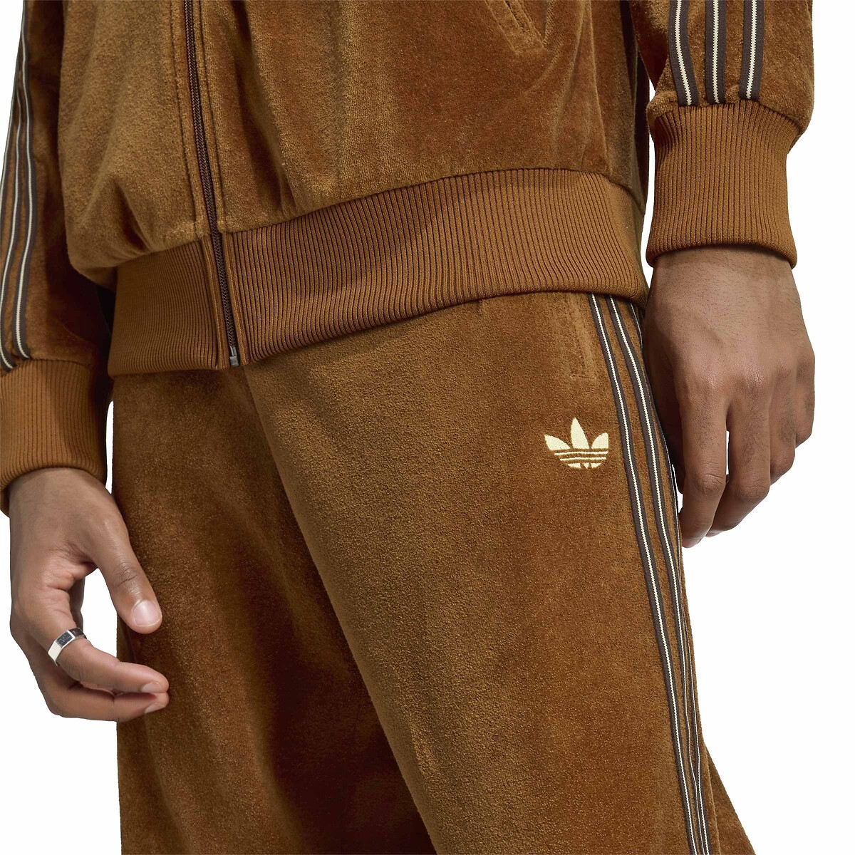 Pantalon en velours, FIREBIRD bronze, adidas Originals