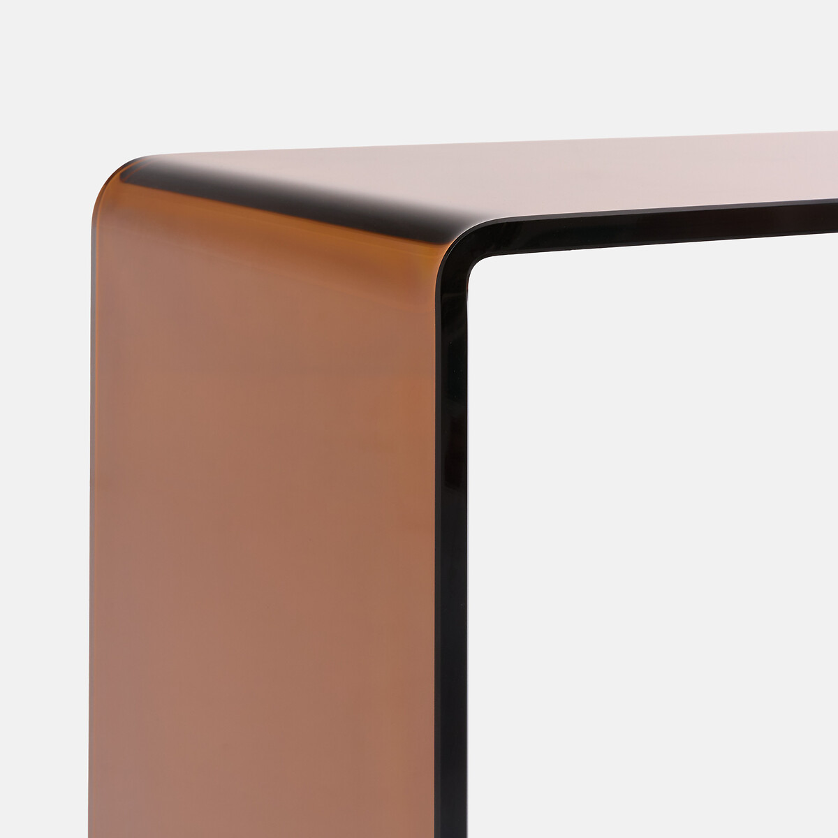 Console in vetro temperato fumé, Joan ambra, LA REDOUTE INTERIEURS