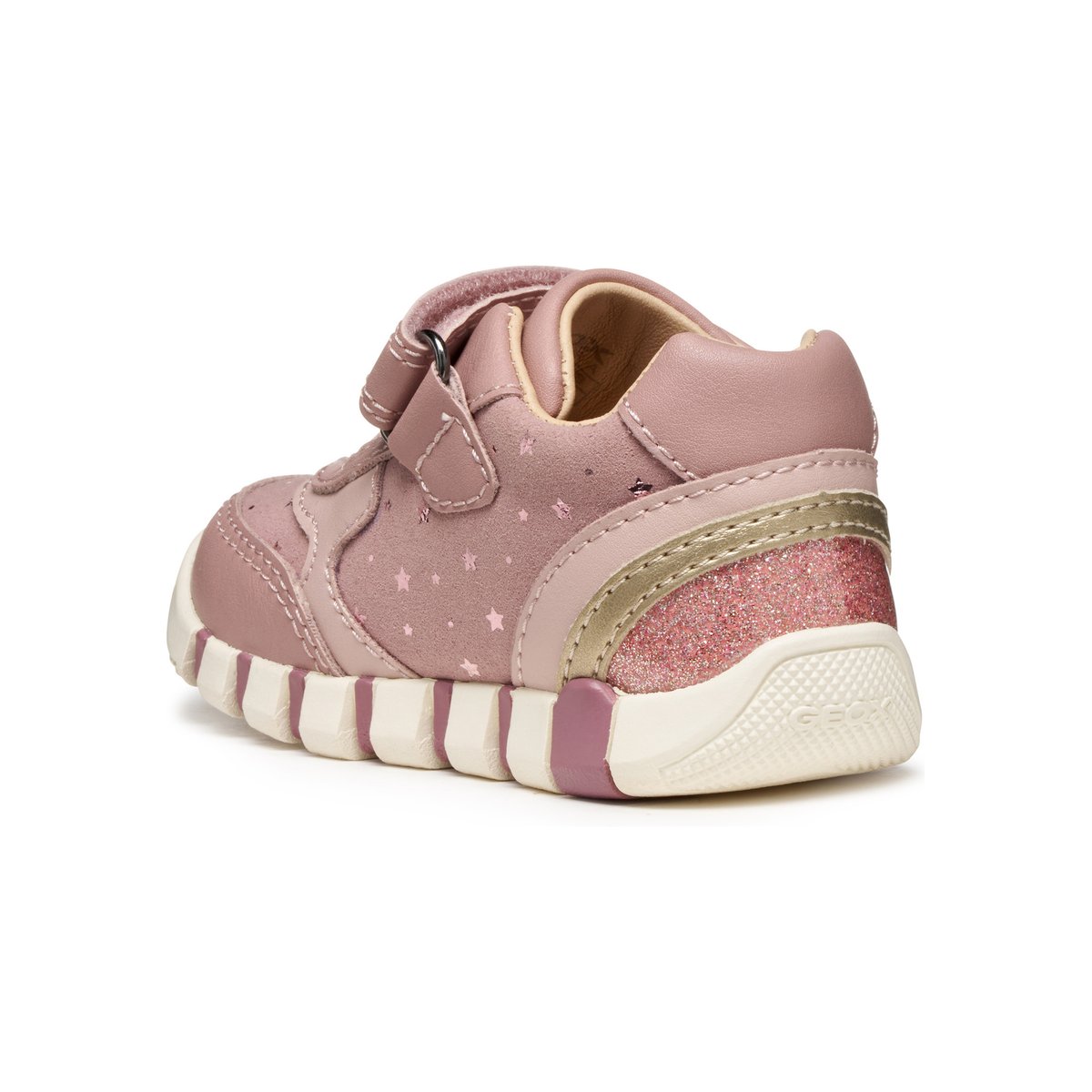 Premiers Pas B IUPIDOO vieux rose/platine, GEOX