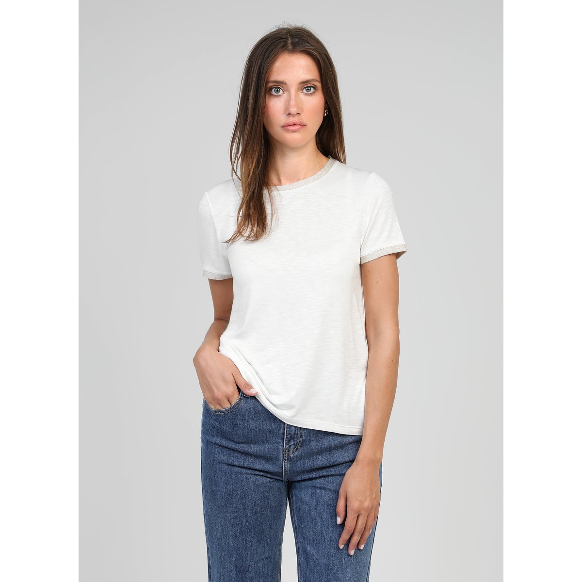 T-shirt TIXANA ecru, AN'GE