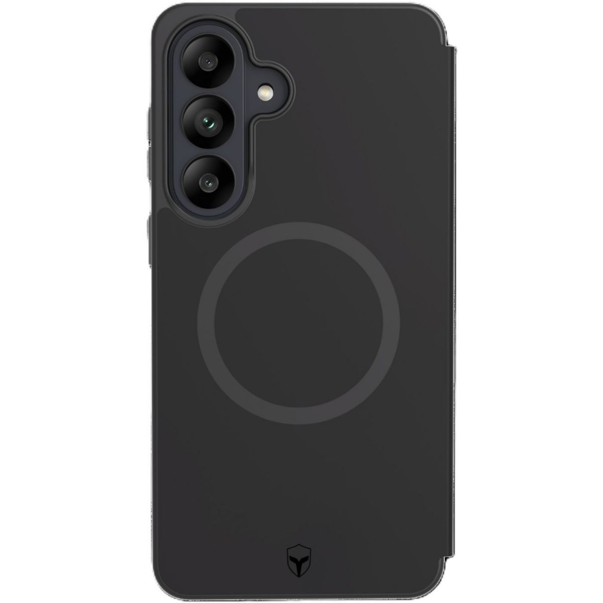 Coque étui Magnet S26+ noir couleur unique, FORCE CASE