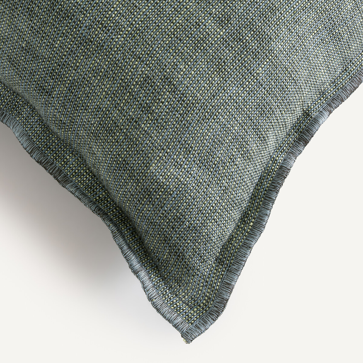 Chambray kussenhoes, MISSIA petrol blauw, AM.PM
