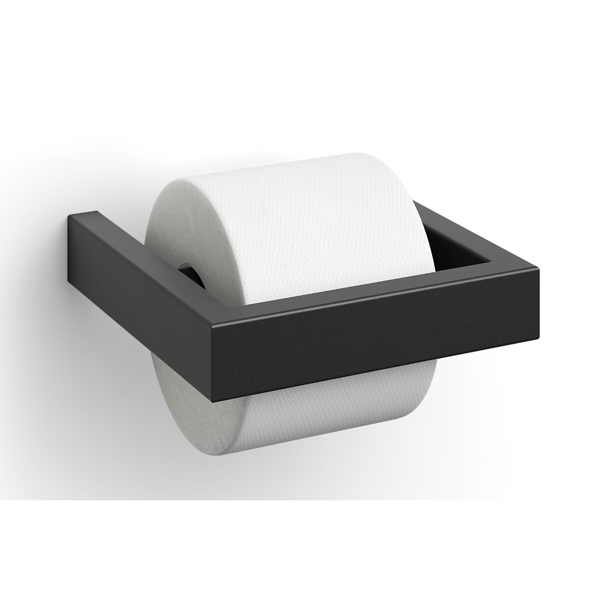 Porta-rolo de parede para papel higiénico Linea, ZACK preto , ZACK