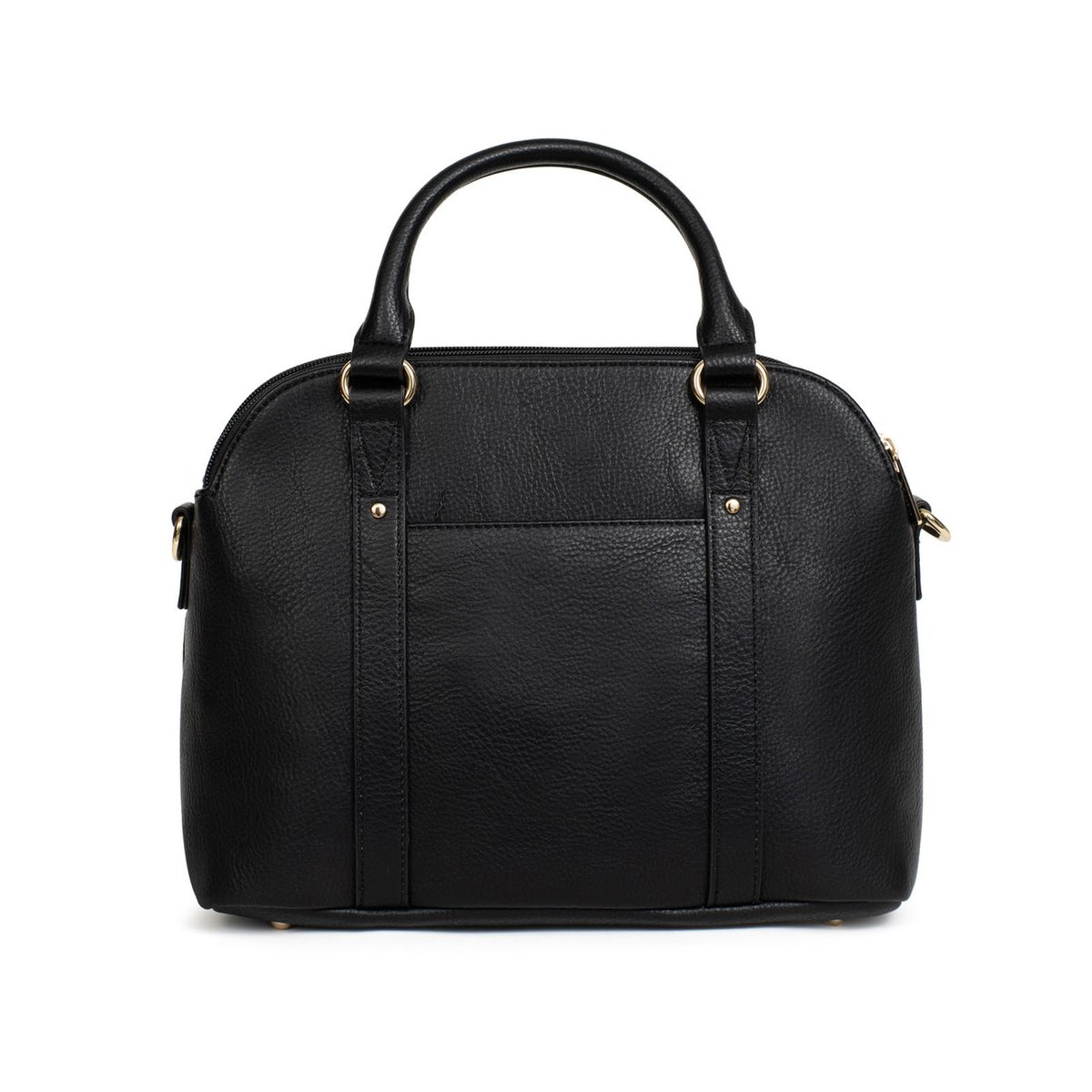 Sac porté main 2 poignées TOSCANE noir, HEXAGONA