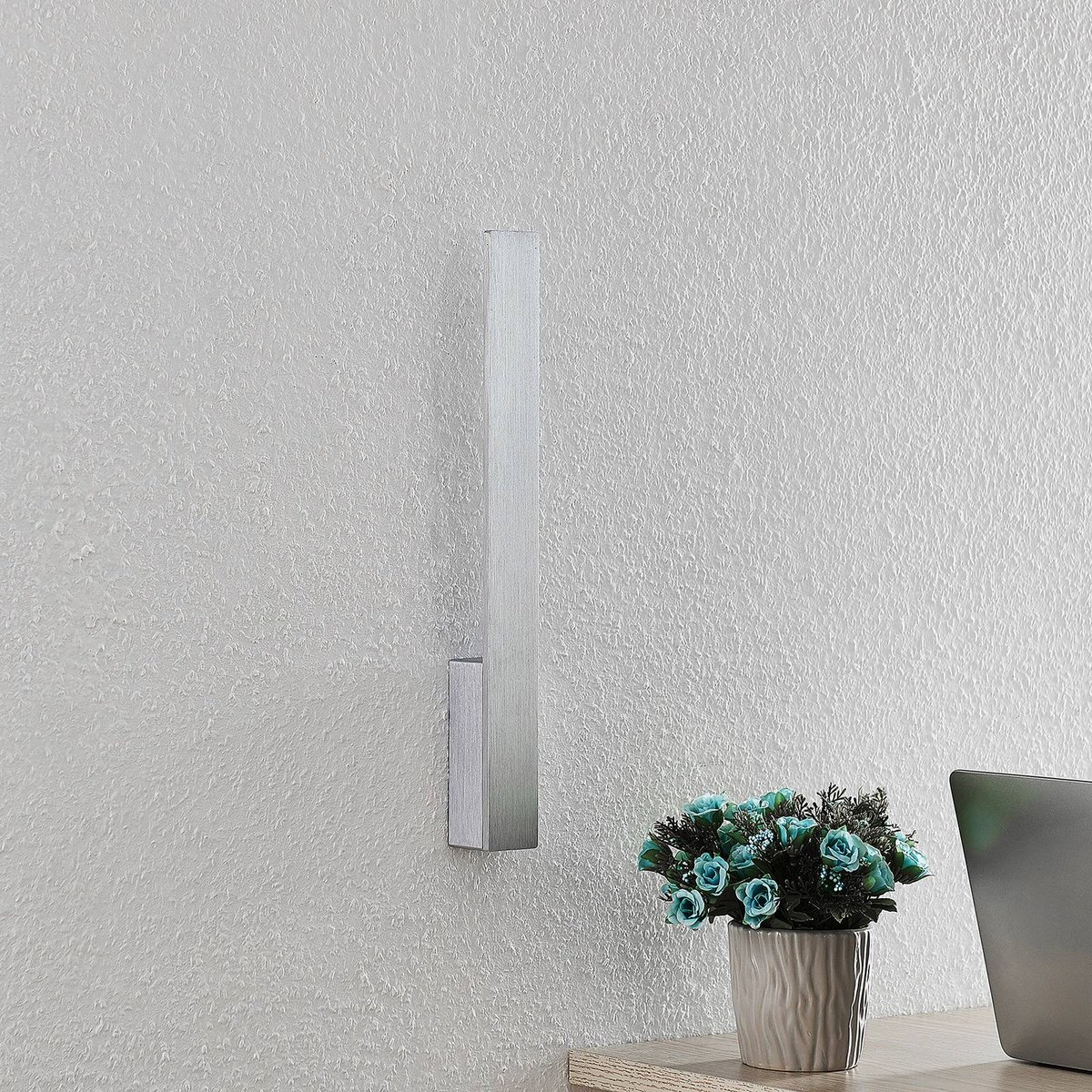 Applique en aluminium moderneLED, Ivano aluminium brossé, ARCCHIO