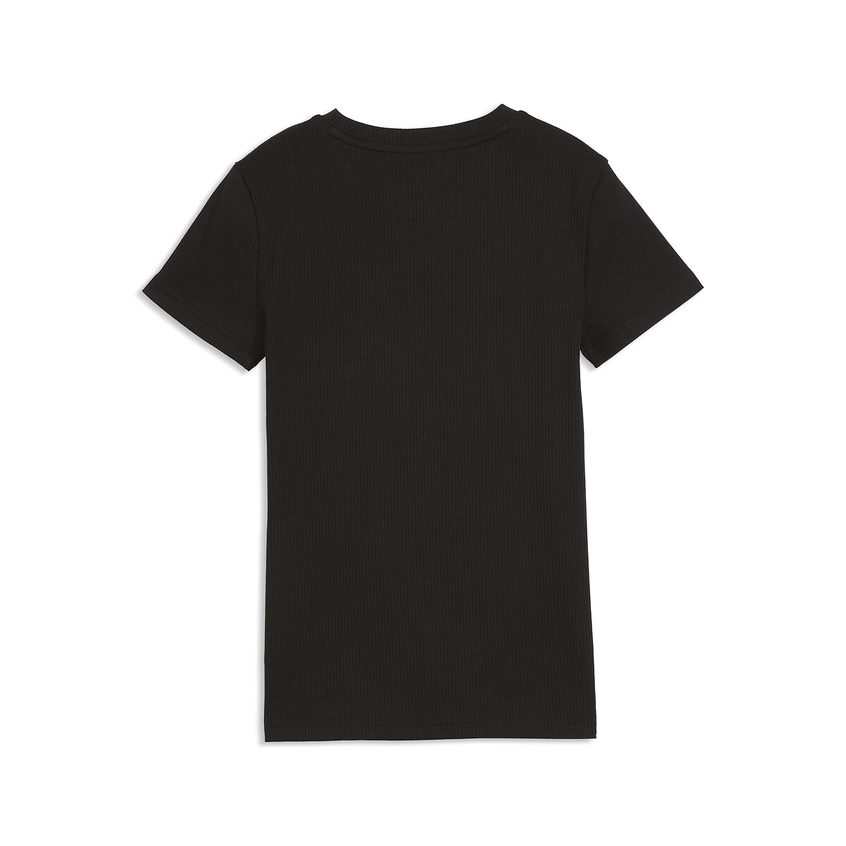 T-shirt a maniche corte a coste nero , PUMA