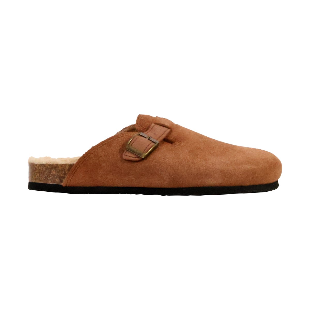 Mules Cuir cuero, NATURAL WORLD