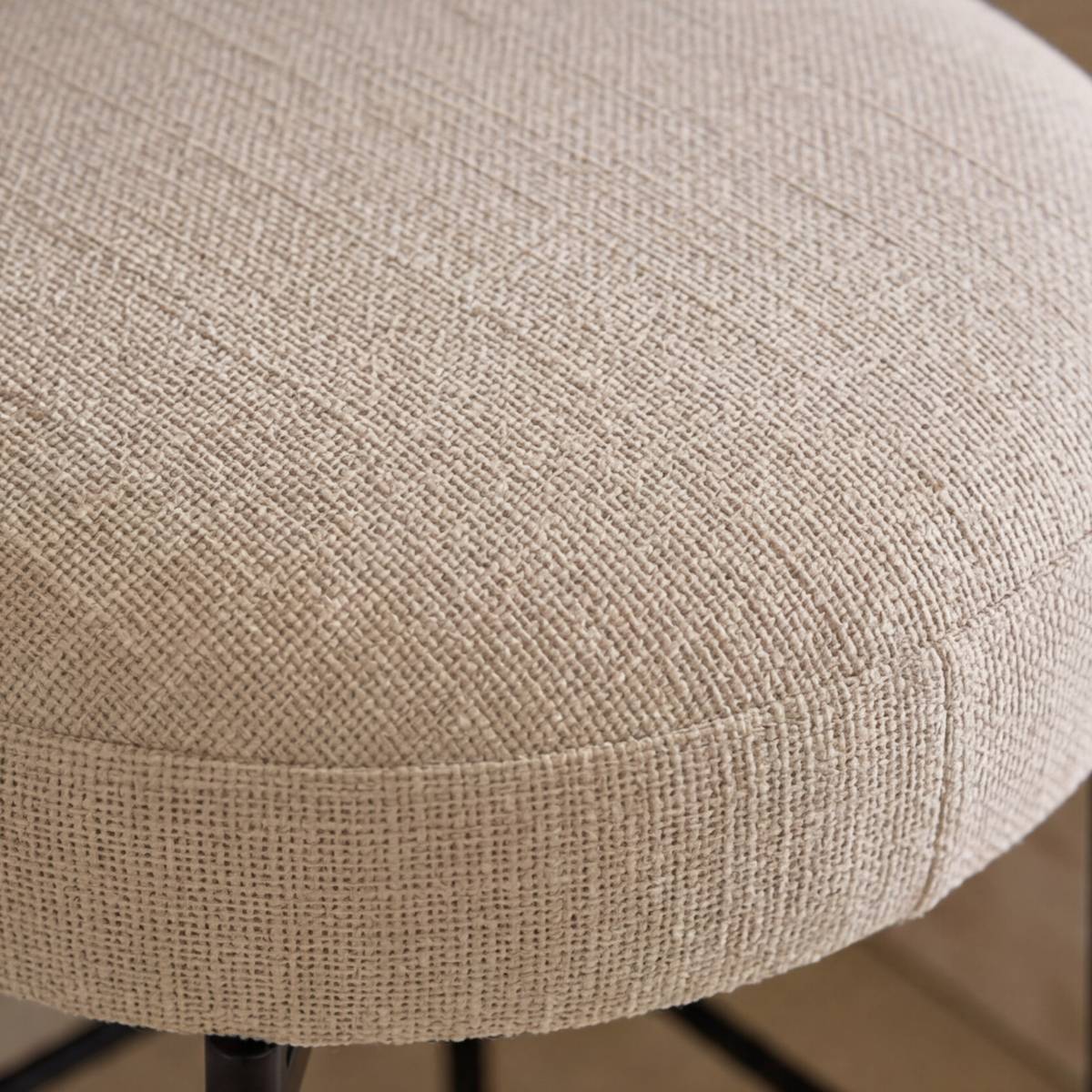 Tabouret de bar JANIS beige, MADE IN MEUBLES