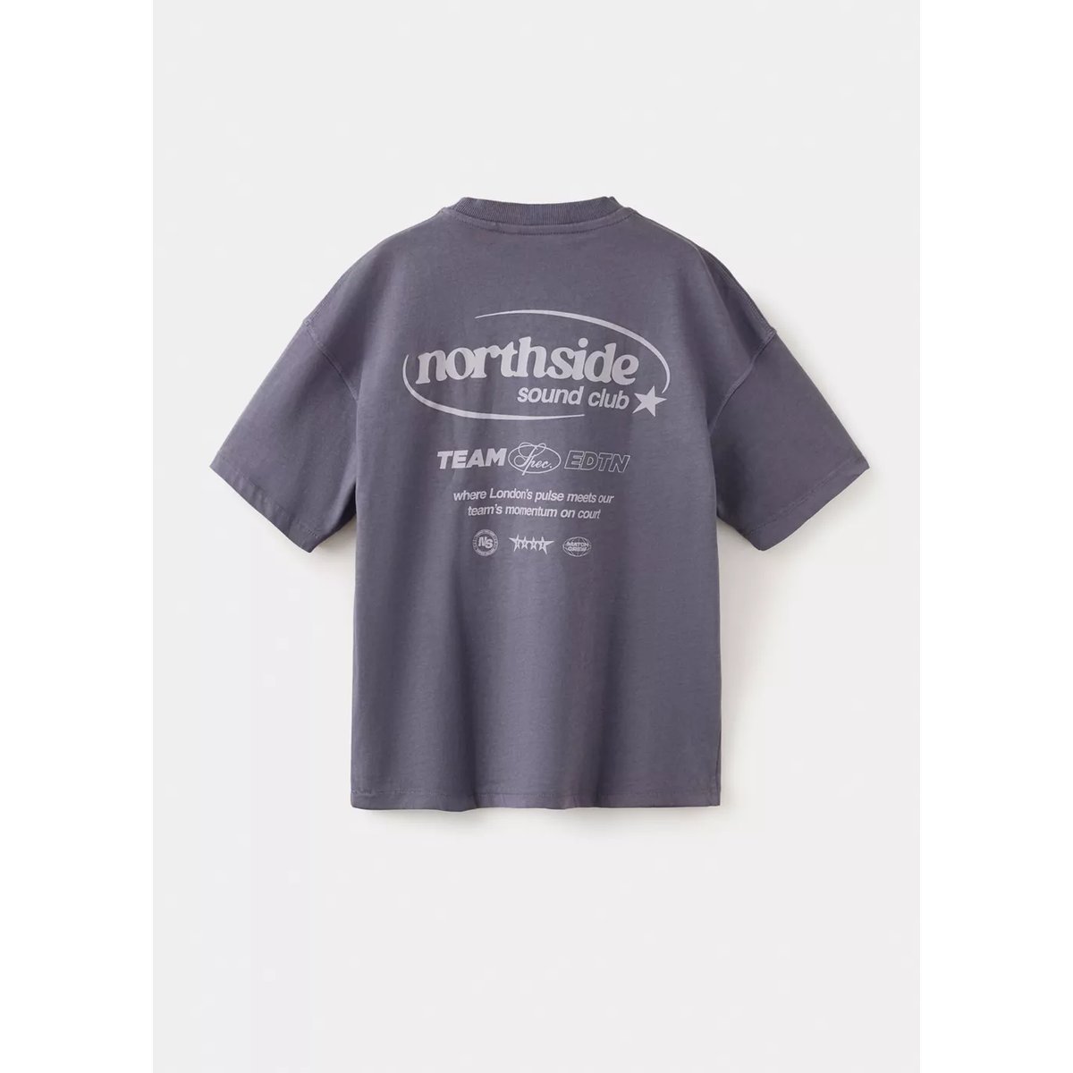 T-shirt oversize imprimé violet, MANGO KIDS