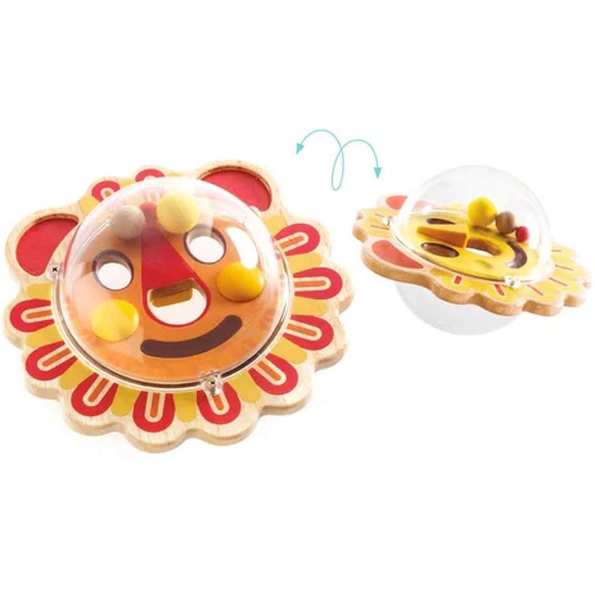 Jeu d'activités rouge, jaune, orange, DJECO