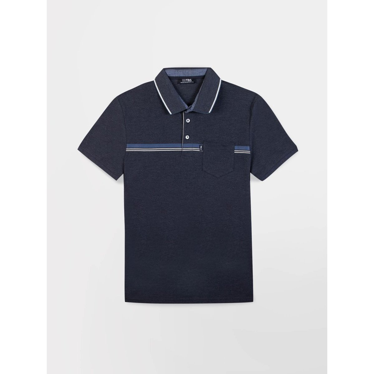 Polo manches courtes KAMALPOL navy, TBS
