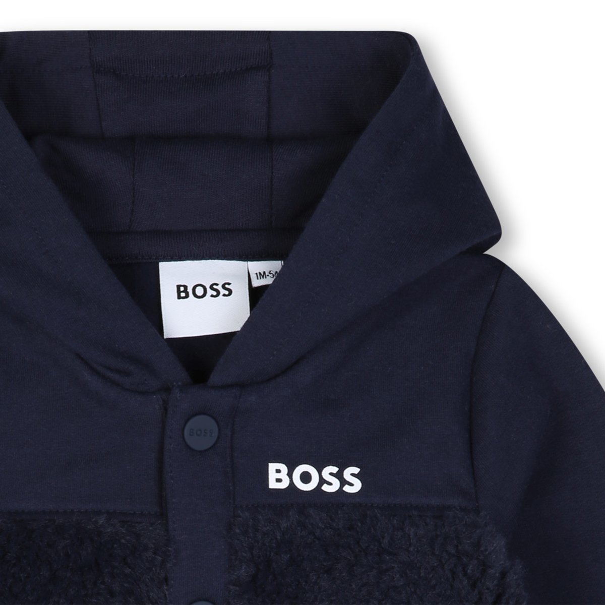 Ensemble cardigan et pantalon bleu cargo, BOSS KIDSWEAR