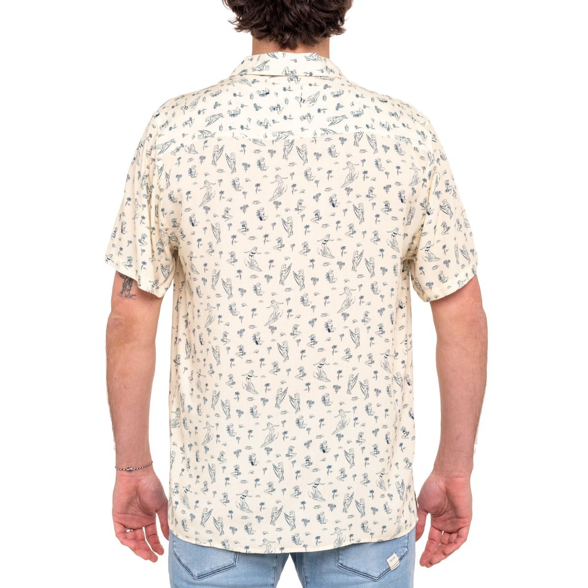CHEMISE MANCHES COURTES WAVEBABE multicolore, PULLIN