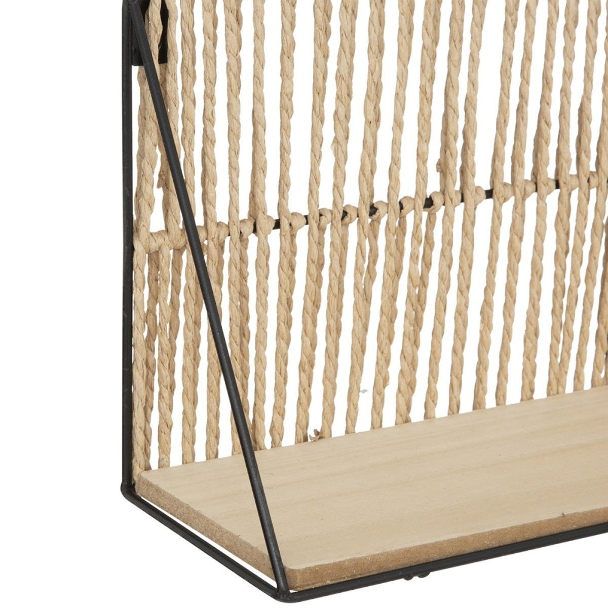 étagère Murale Corde Et Métal Cosy beige, ATMOSPHERA