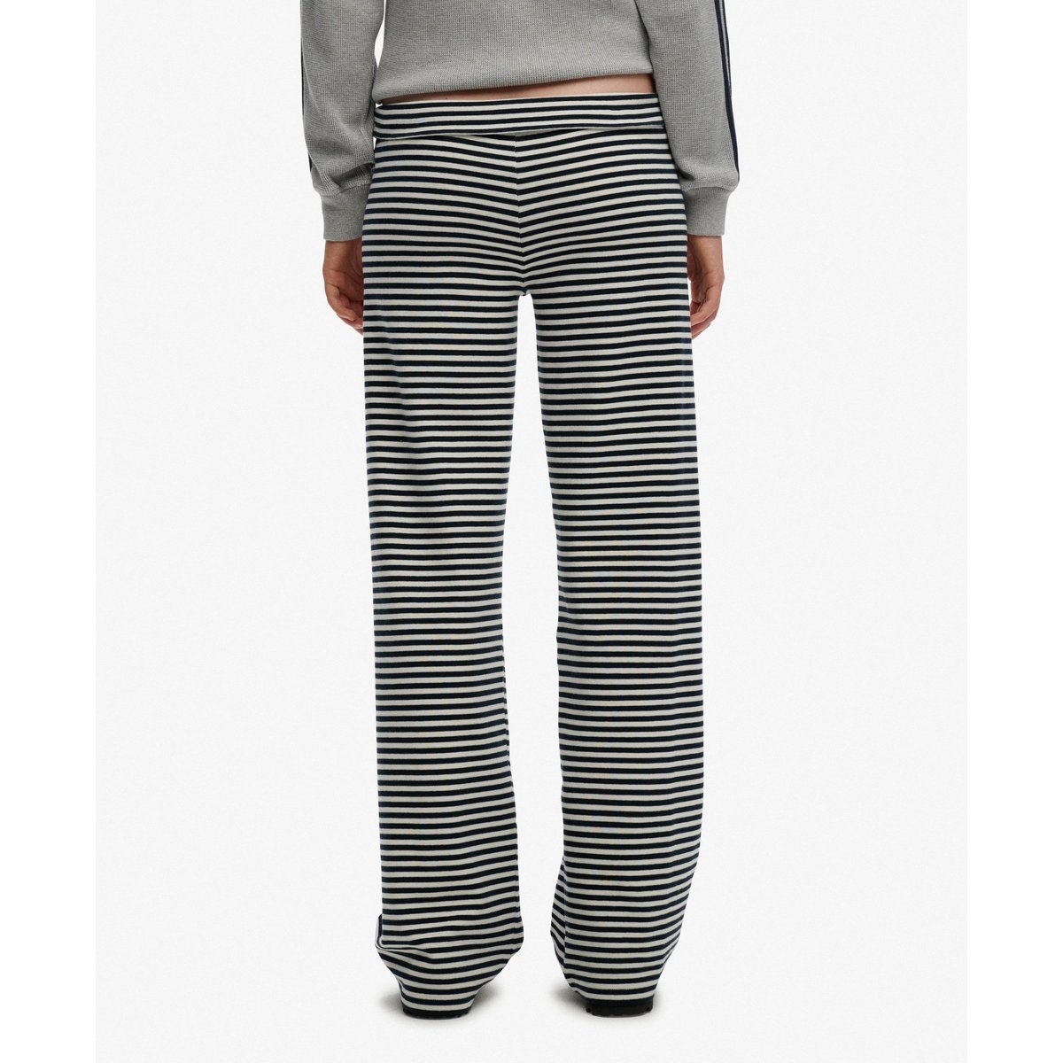 Joggers Athletic Essentials à Ceinture Repliable rayé bleu marine éclipse, SUPERDRY