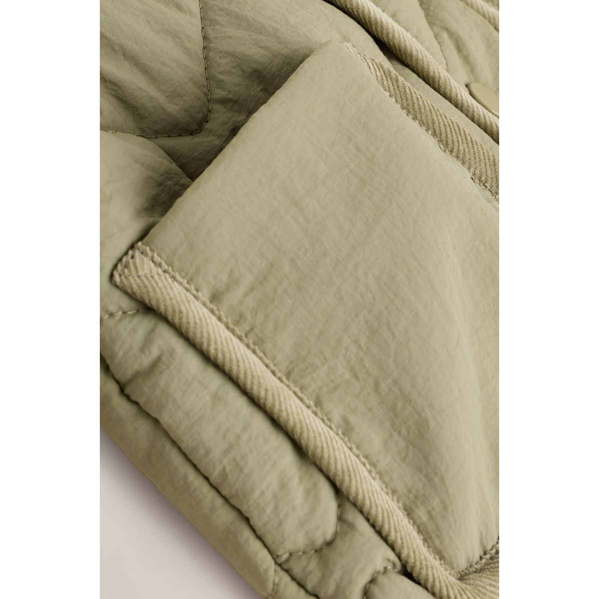 Veste bébé matelassée en nylon vert kaki, NEXT