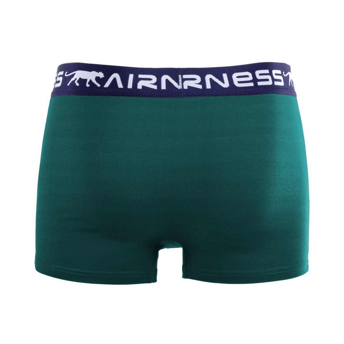 Lot De 5 Boxer Coton bleu/vert/noir/gris, AIRNESS