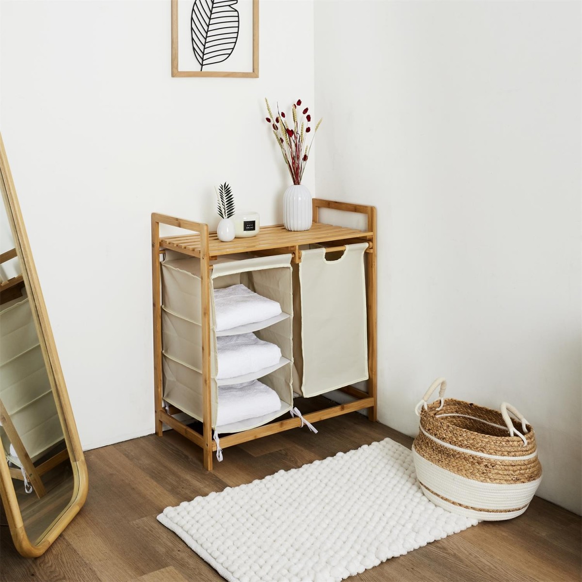 Rangement salle de bain - ELYO bois clair, CALICOSY