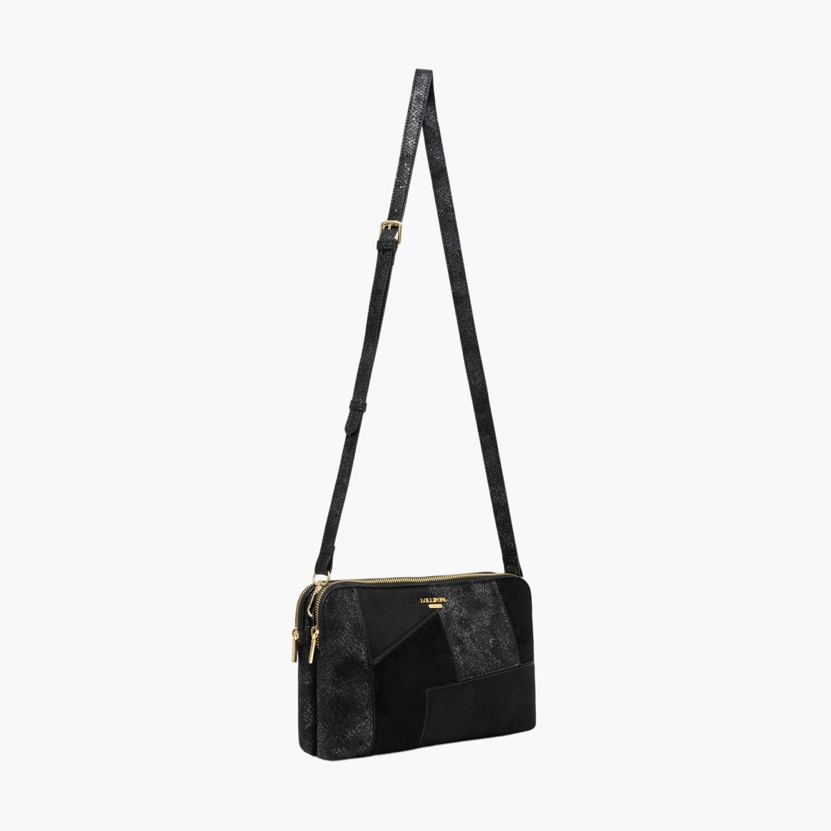 Sac multi poches  Trusty noir,doré, LOLLIPOPS