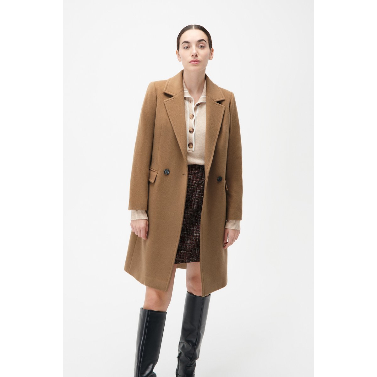 Manteau GREGORY camel, CAROLL